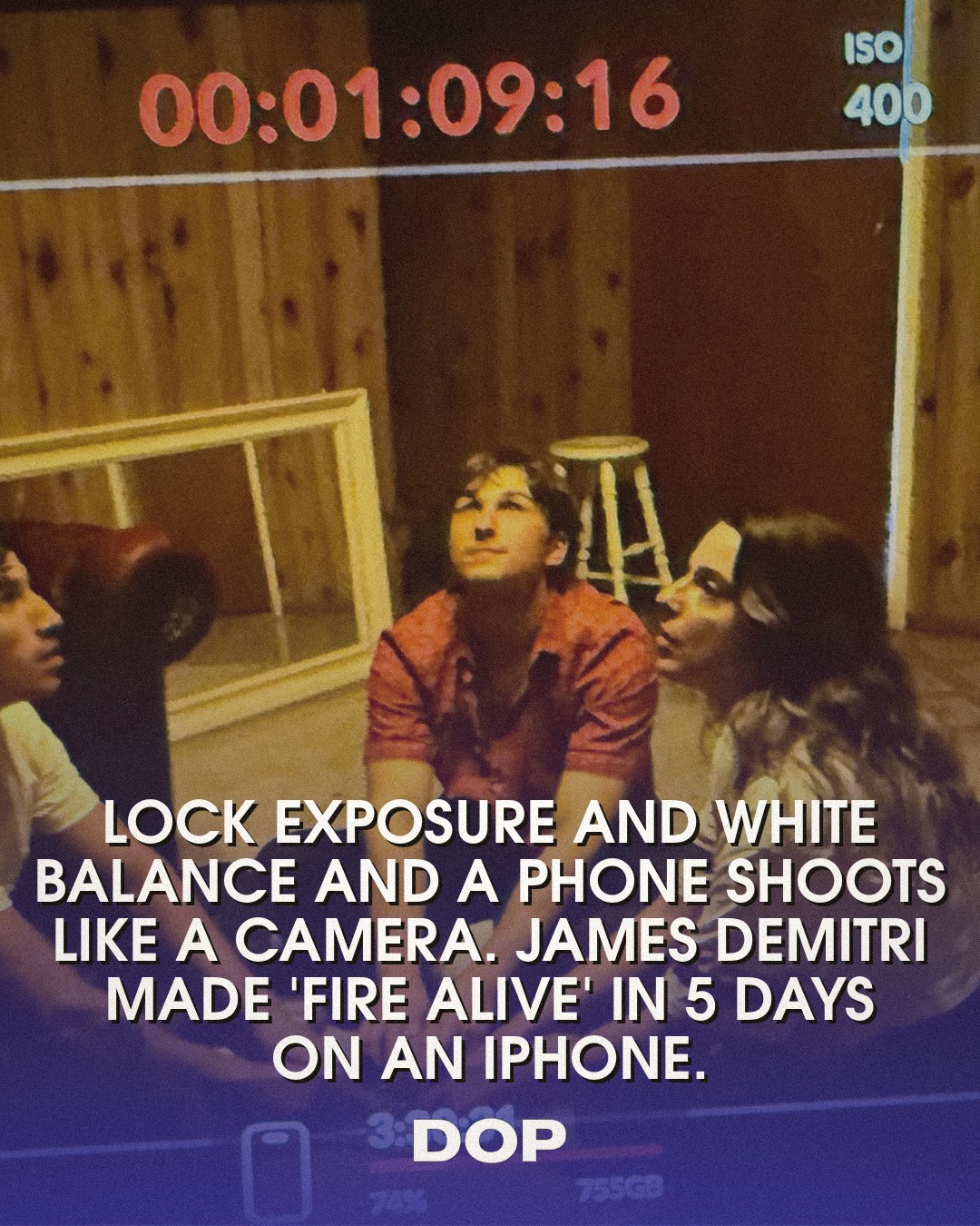 How Fire Alive Turned an iPhone 16 Pro Max Into a Horror Rig