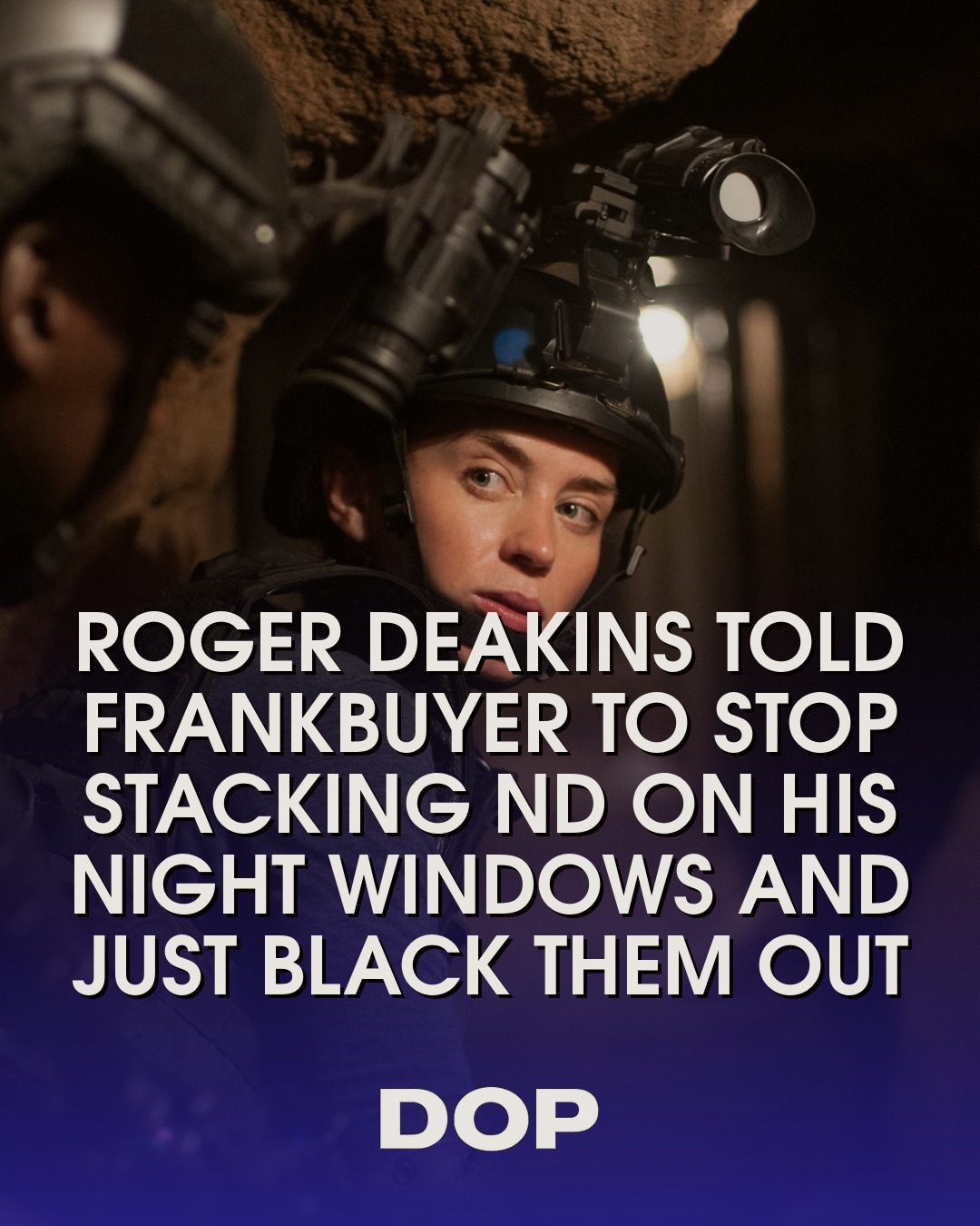Roger Deakins and the Art of Day-for-Night Simplicity