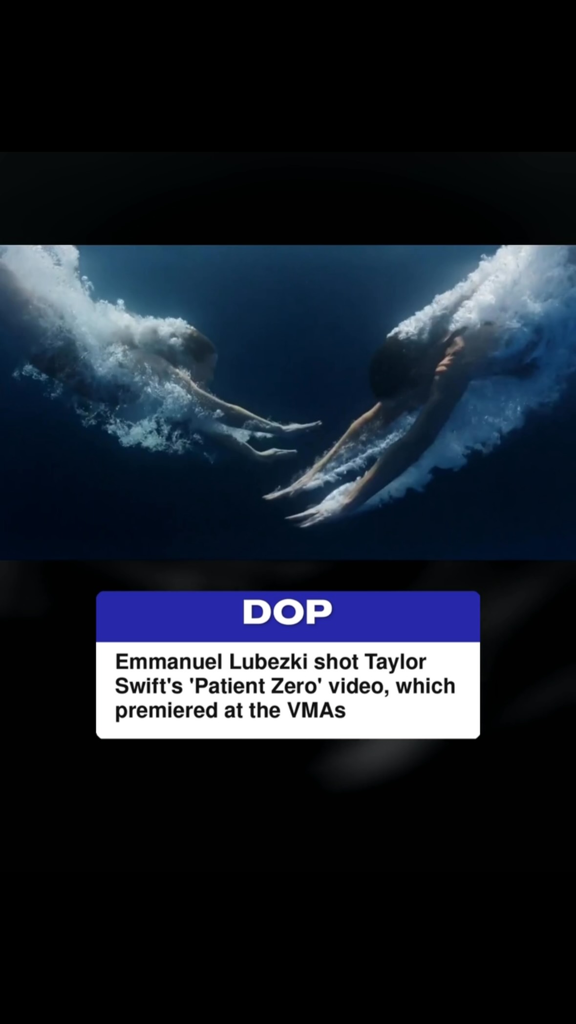Emmanuel Lubezki Brings Pure Cinema to Taylor Swift