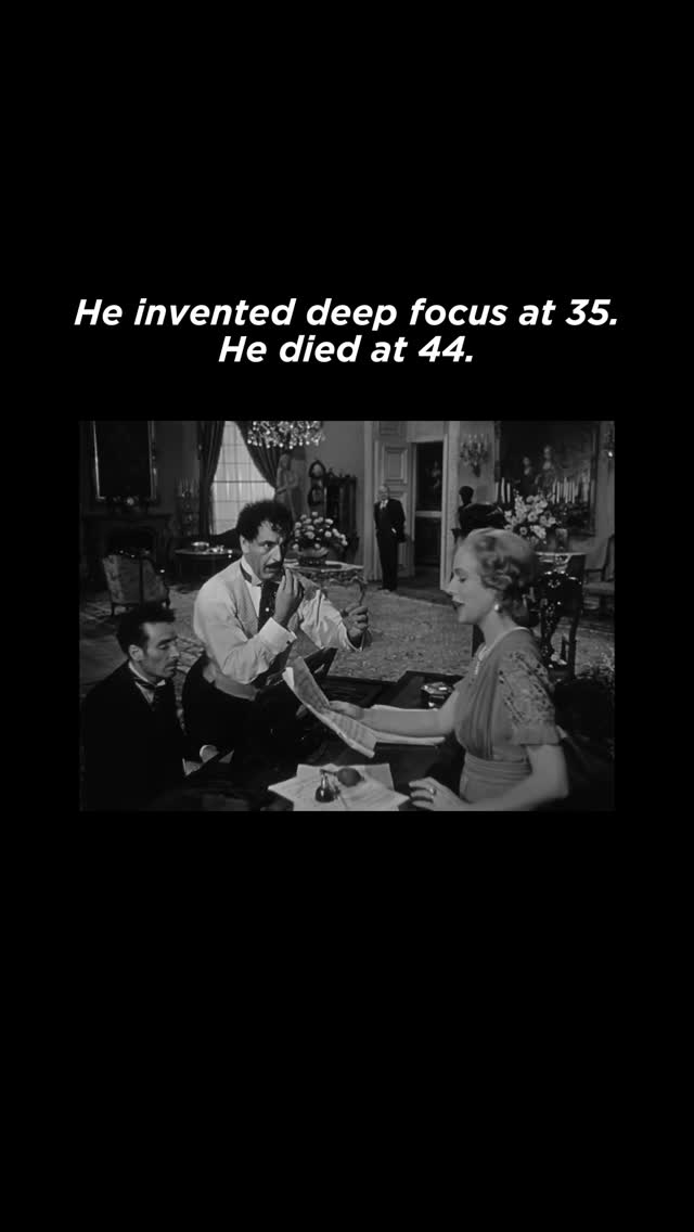 The Radical Genius of Gregg Toland and Deep Focus Cinematography