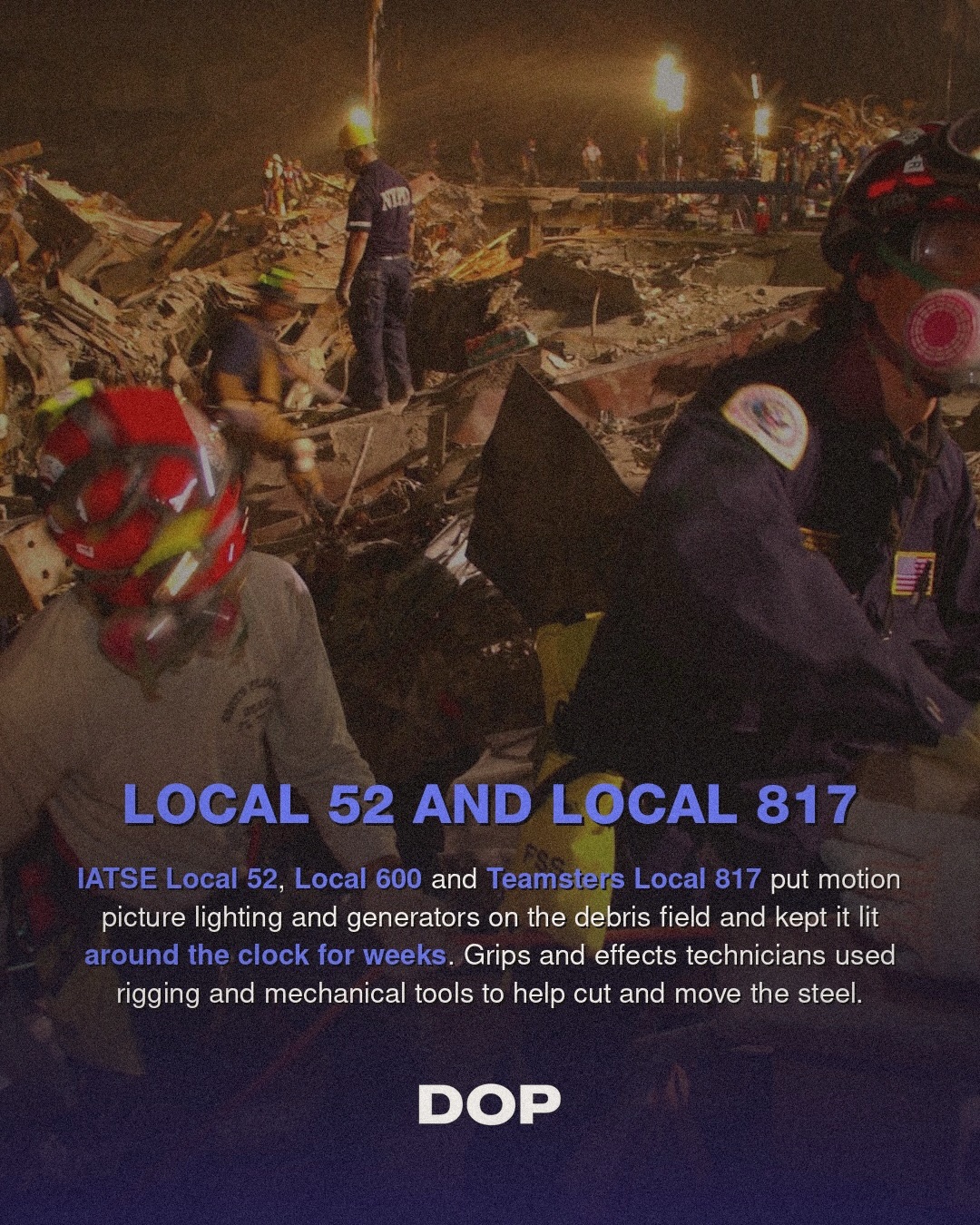 When Cinematography Became Compassion: Lighting Ground Zero