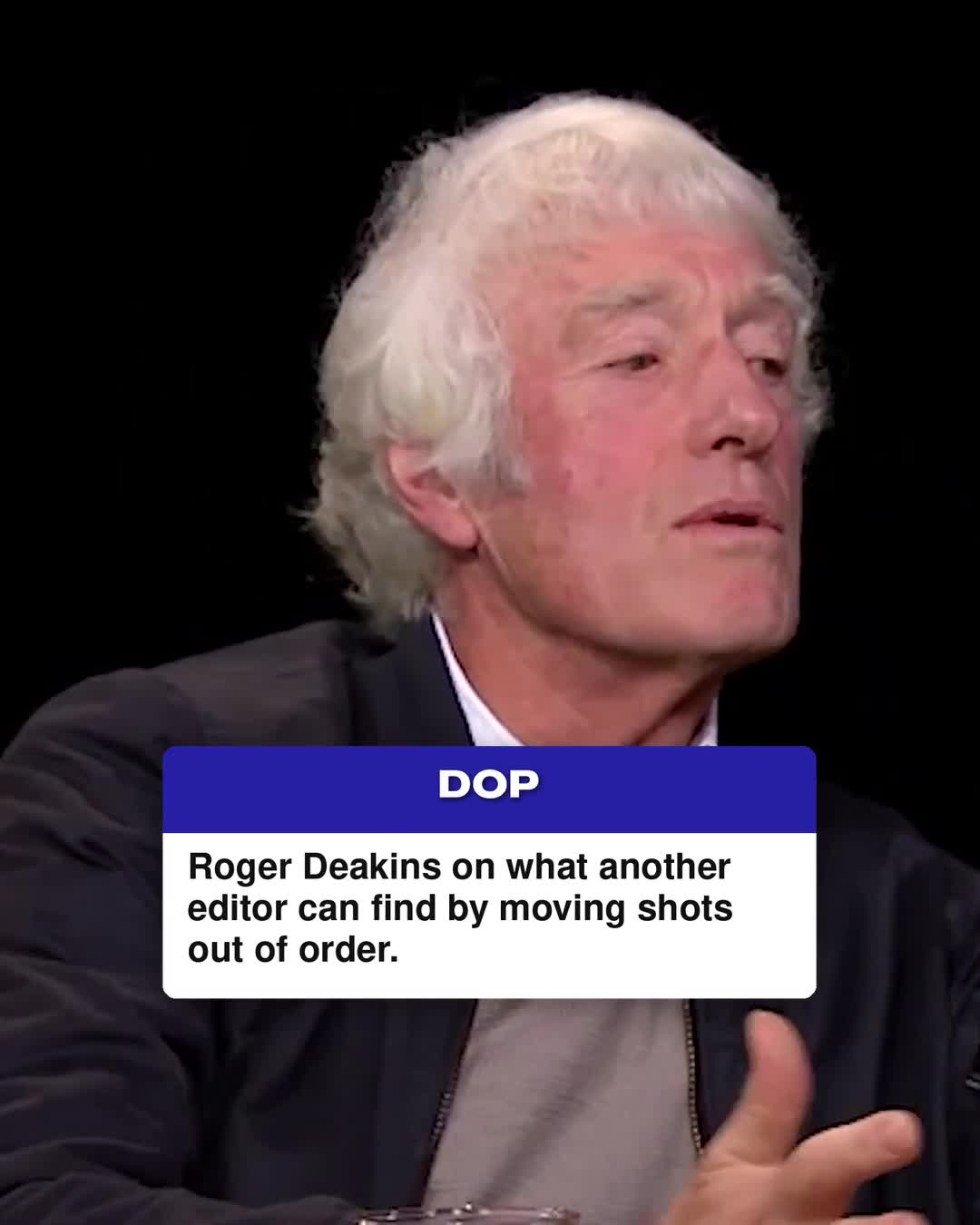 The Deliberate Frame: Roger Deakins on the Coen Brothers Edit