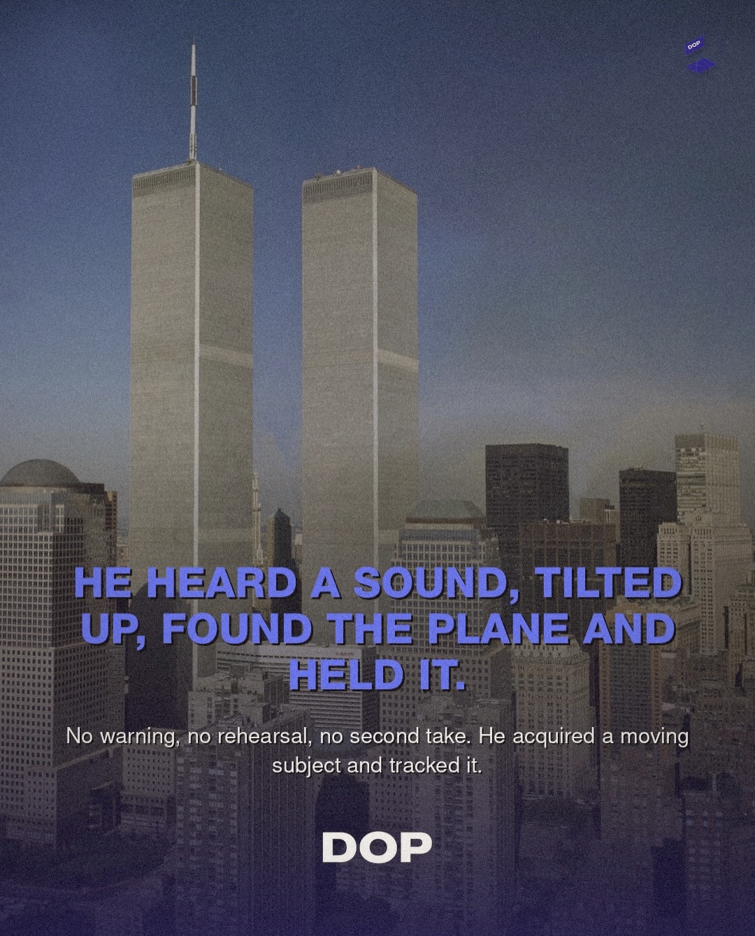 The Operator’s Reflex: Jules Naudet, the PD150, and 9/11