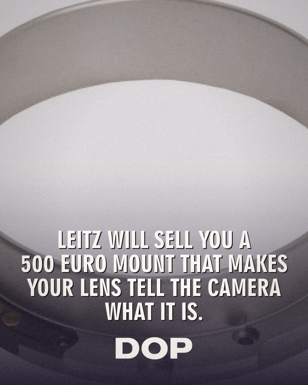 Leitz Adds Metadata Mounts to Summilux-C and Hugo Lenses