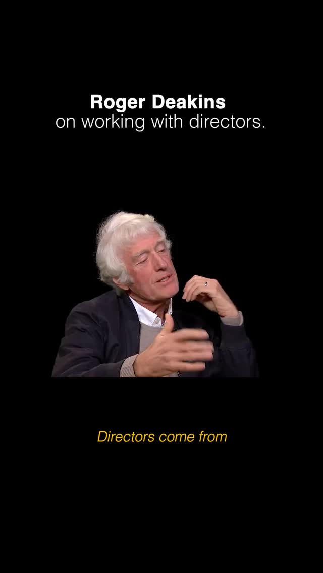 Deakins on Directors: The Collaborative Dance