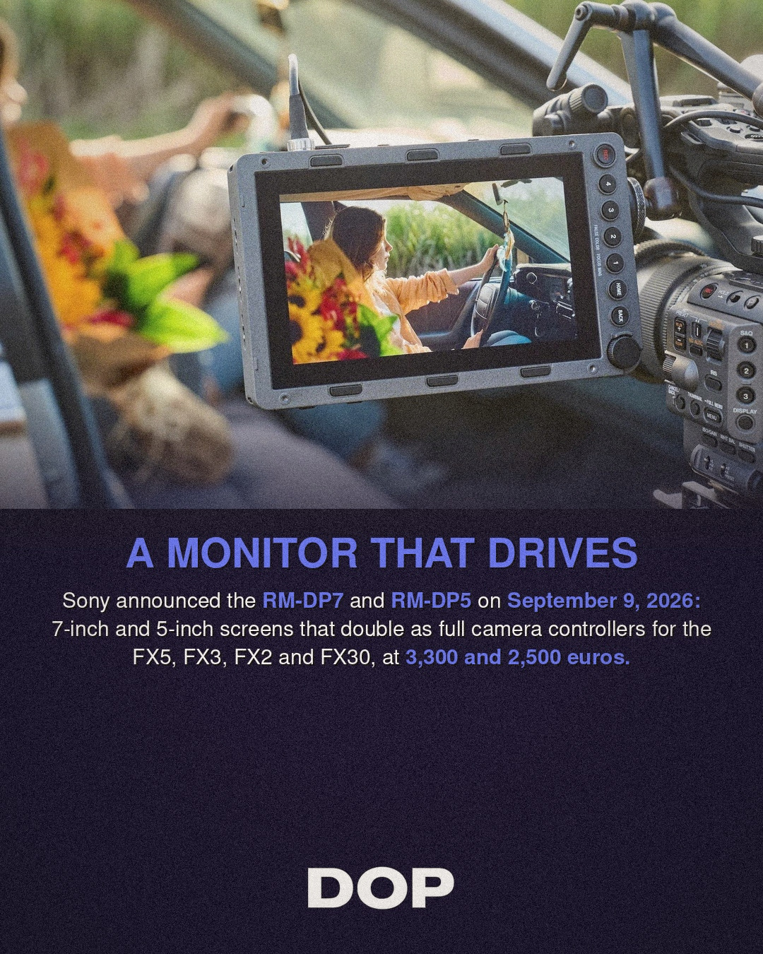 Sony Unveils RM-DP7 and RM-DP5 Cinema Line Monitors
