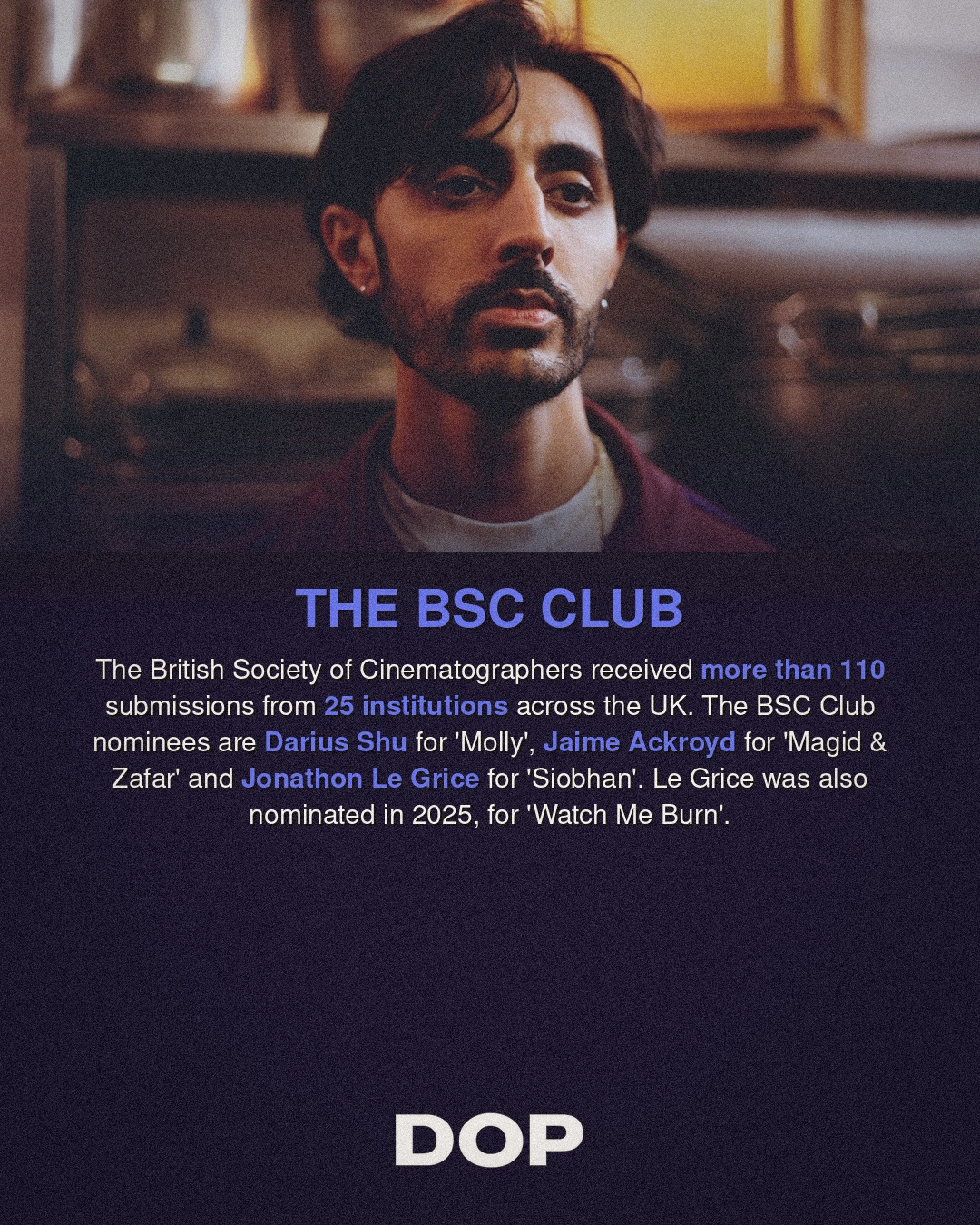 BSC Unveils 2026 Short Film Cinematography Nominees