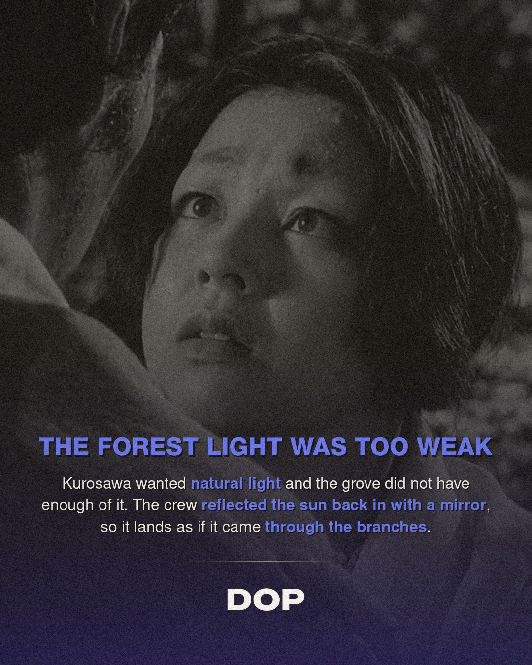 Rashomon's Luminous Shadows: Miyagawa's Radical Vision